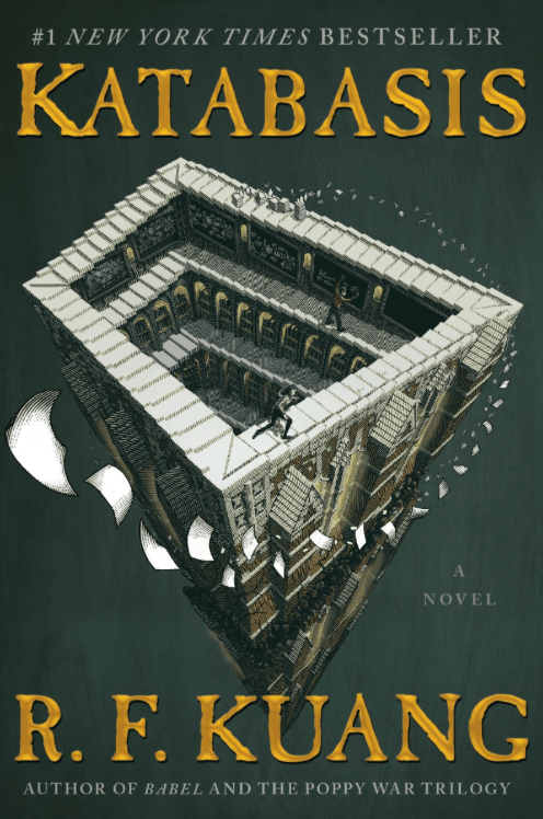 The 2025 cover of R.F. Kuang's novel Katabasis published by HarperCollins.